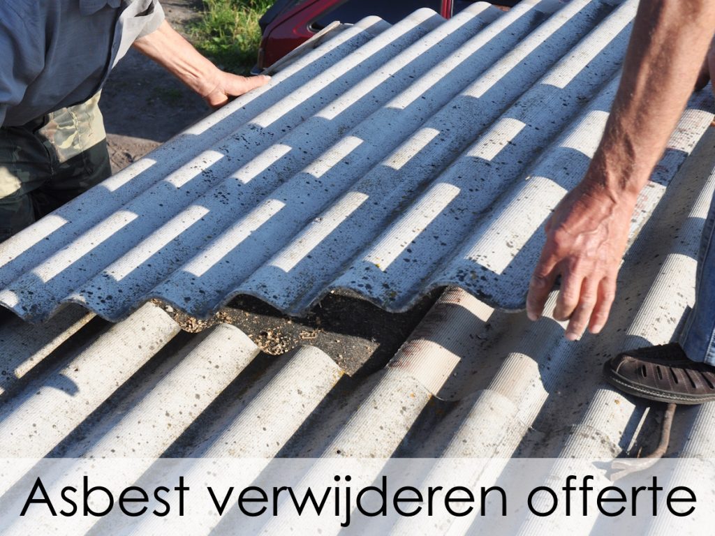 Asbest verwijderen offerte