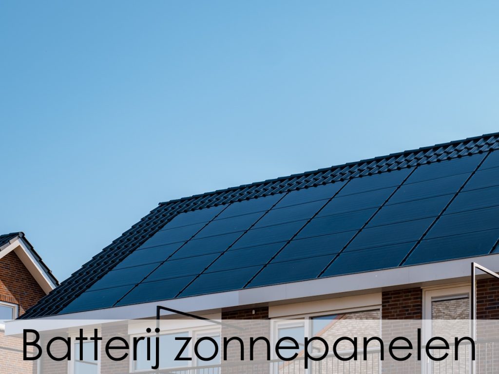 Batterij zonnepanelen