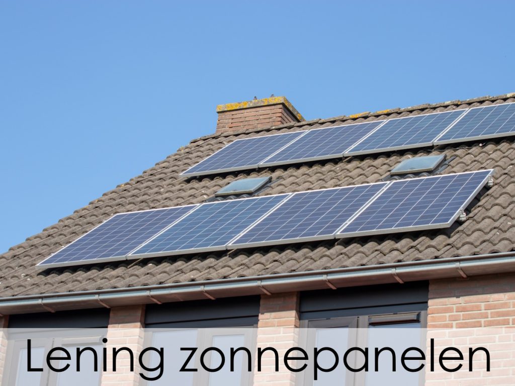 Lening zonnepanelen