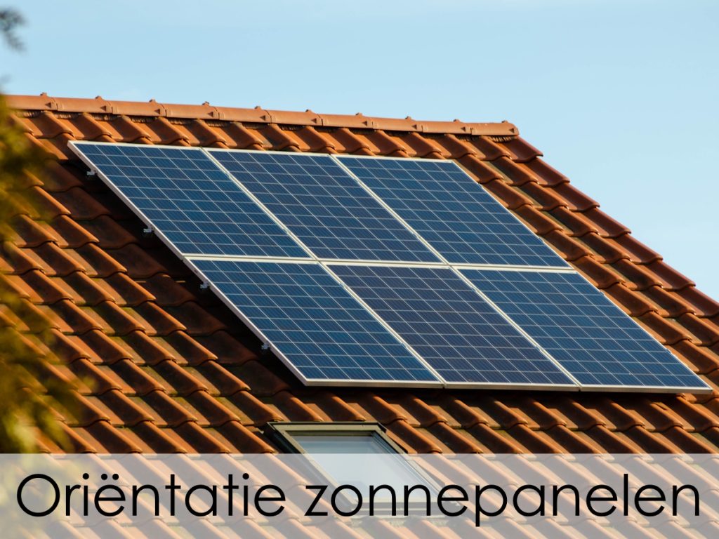 Oriëntatie zonnepanelen